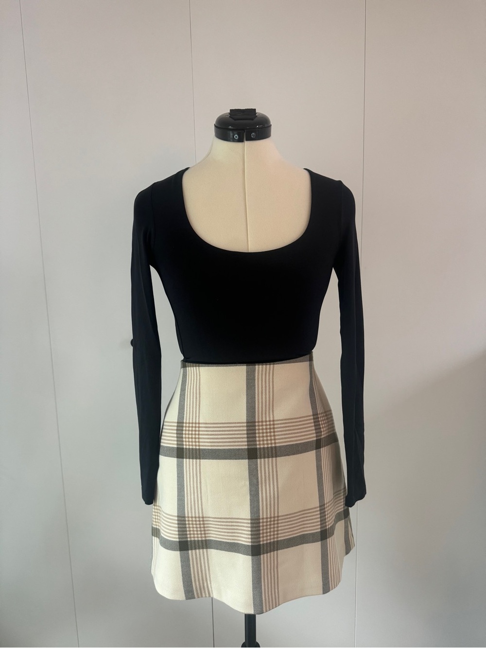Wilfred Plaid Mini Skirt